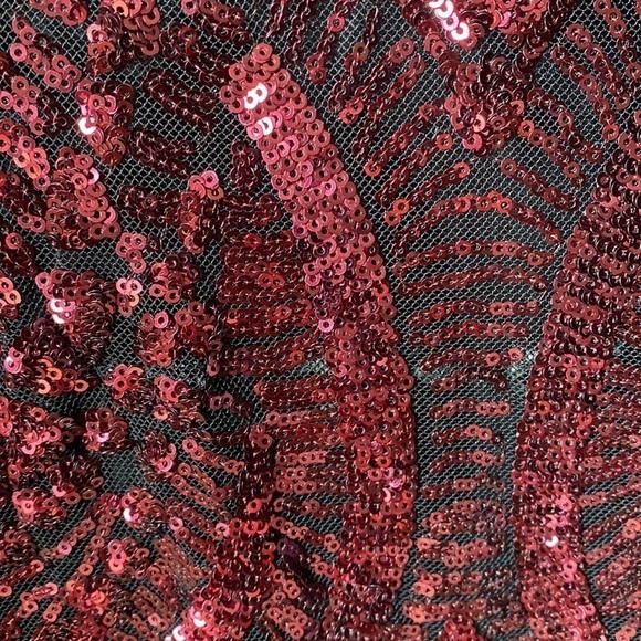 Premier Amour Embellished Sequin Party Cocktail  Sleeveless Crew Neck Size 14 - Picture 12 of 17